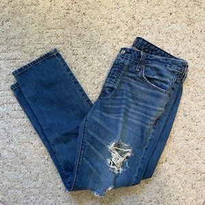 Abercrombie and Fitch Ames Slim Boyfriend Jeans